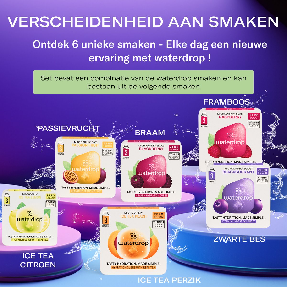 waterdrop Starterset Glas - Boost Melange thumbnail 5