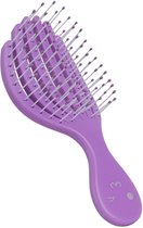 Ninabella octopus haarborstels voor kinderen - Peuter haar borstel - Kinder haarborstel voor peuters en kinderen - Detangler borstel - Paars