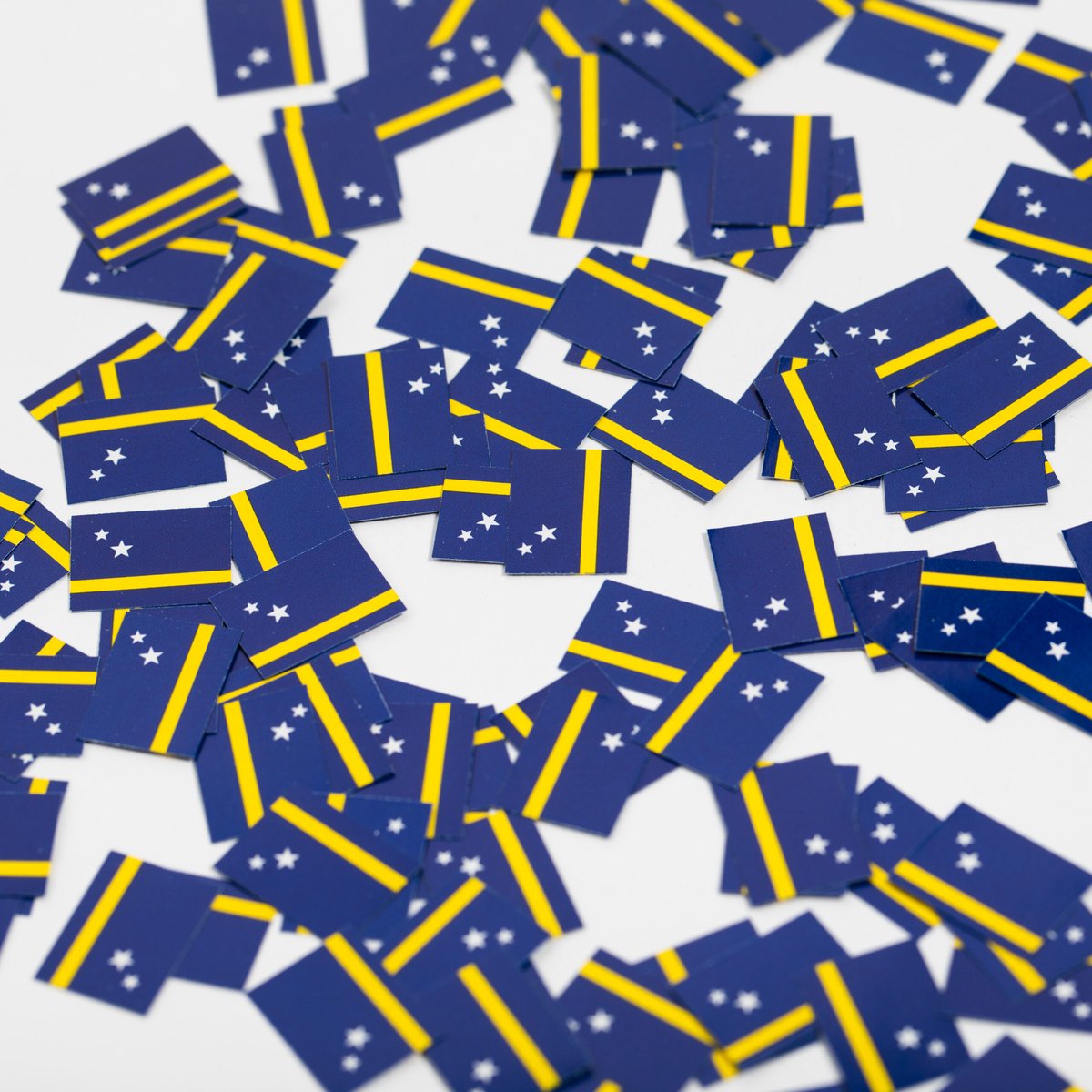 900 stuks Tafel confetti papier Curaçao - Hapjes Cocktail Tapas Zomer Terras EK WK Voetbal Decoratie Tafelconfetti