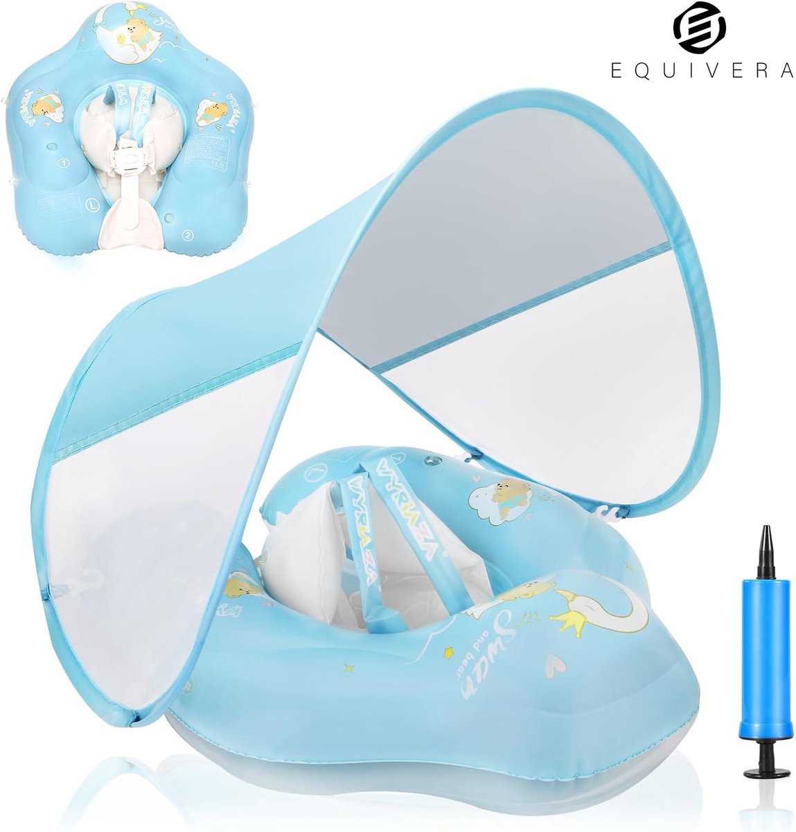 Equivera Zwemband Baby - Zwembandjes Baby - Baby Float - Zwemband Peuter