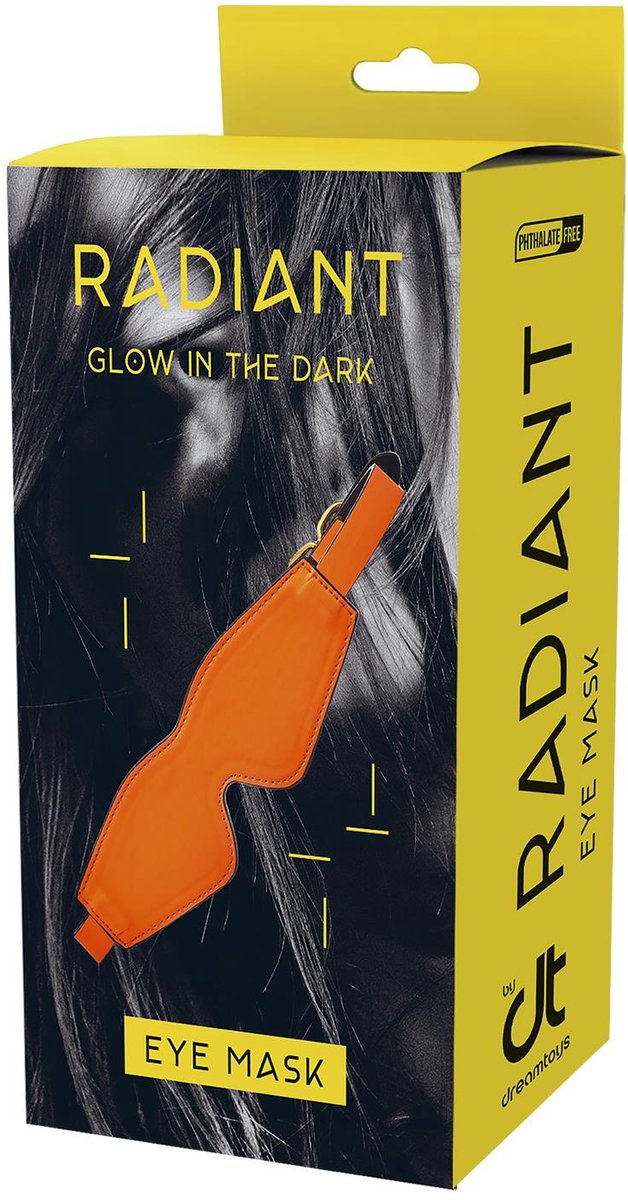 Goedkoopste Dream Toys Masker/Blinddoek Radiant Eye Mask Glow In The Dark Oranje