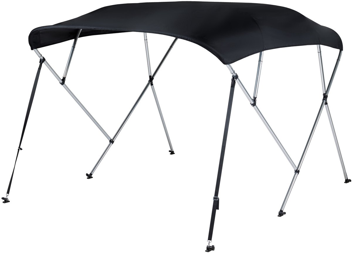 NALUX Biminitop 4 bogen - Hoogte 137 cm -Breedte 170-182 cm