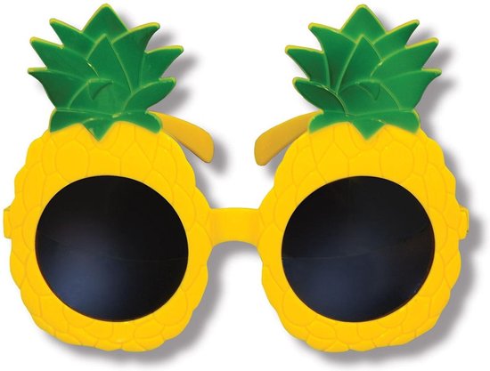 Jasje pleegouders Permanent 360 DEGREES - Gele ananas bril voor volwassenen - Accessoires > Brillen |  bol.com