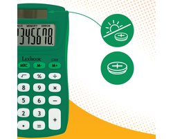 Calculatrice de Poche verte 8 Chiffres