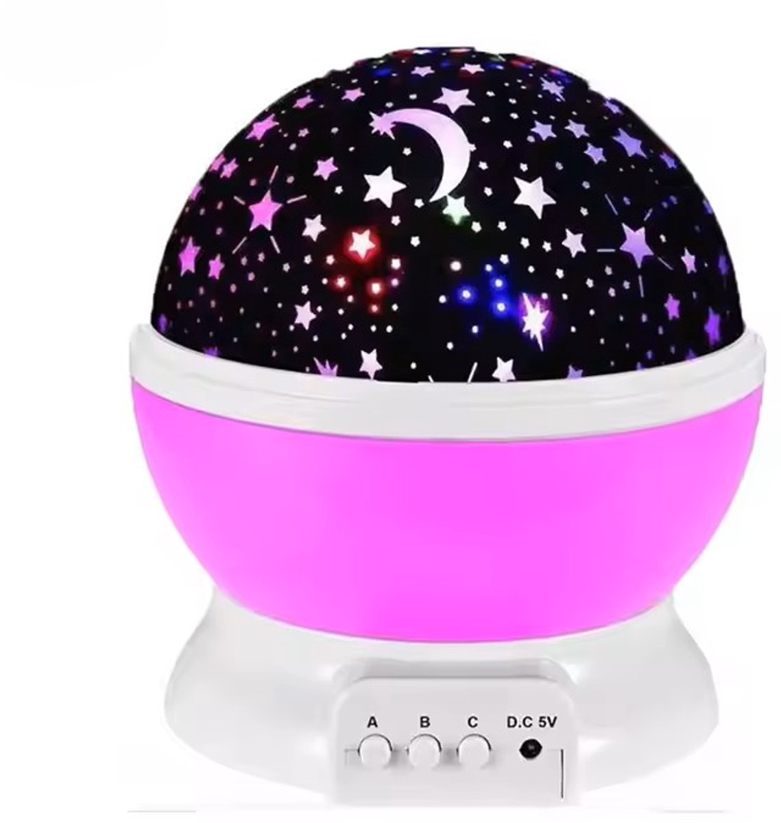THAR Sterrenprojector Nachtlampje – LED Galaxy Lamp – Kind – Paars