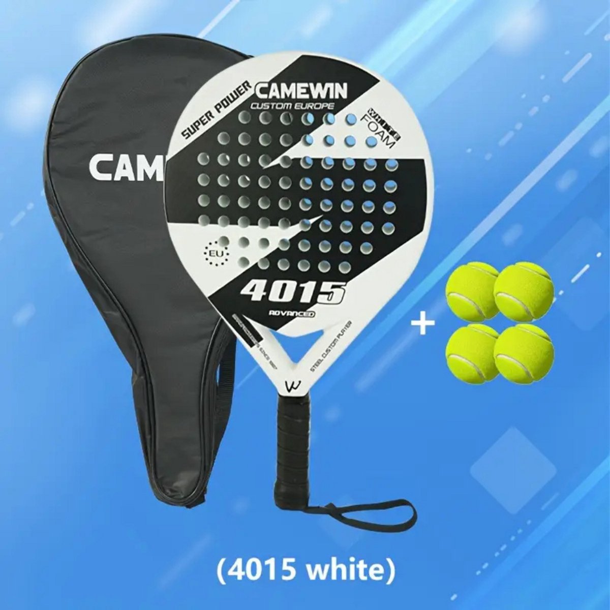 Bovista Padel Racket - Padelrackets - Padelracket - Wit