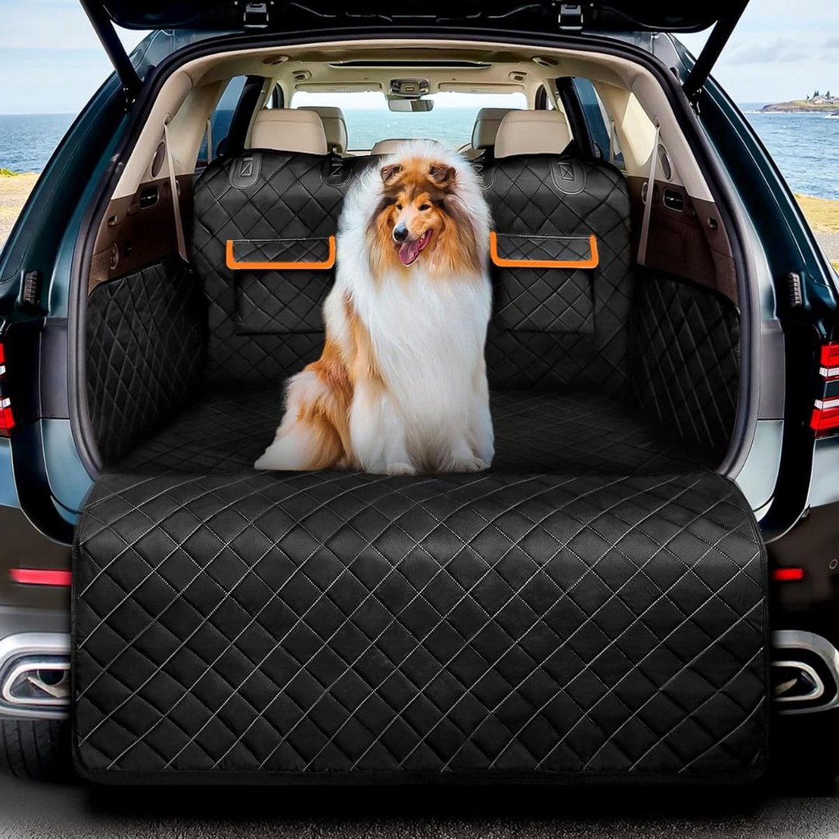 ApexArte® Kofferbak Beschermhoes Hond – Hondenrek Auto – Hondendeken