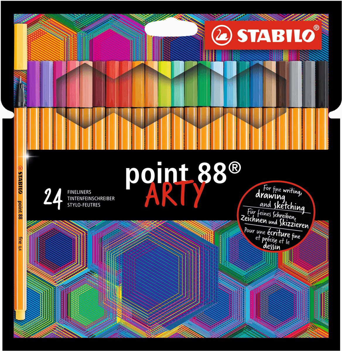 STABILO point 88 arty fineliners - 24dlg.