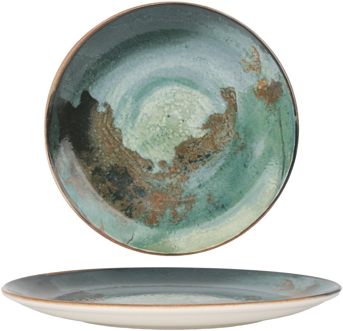 Bonna Dinerbord - Futura - Porselein - 25 cm - set van 6