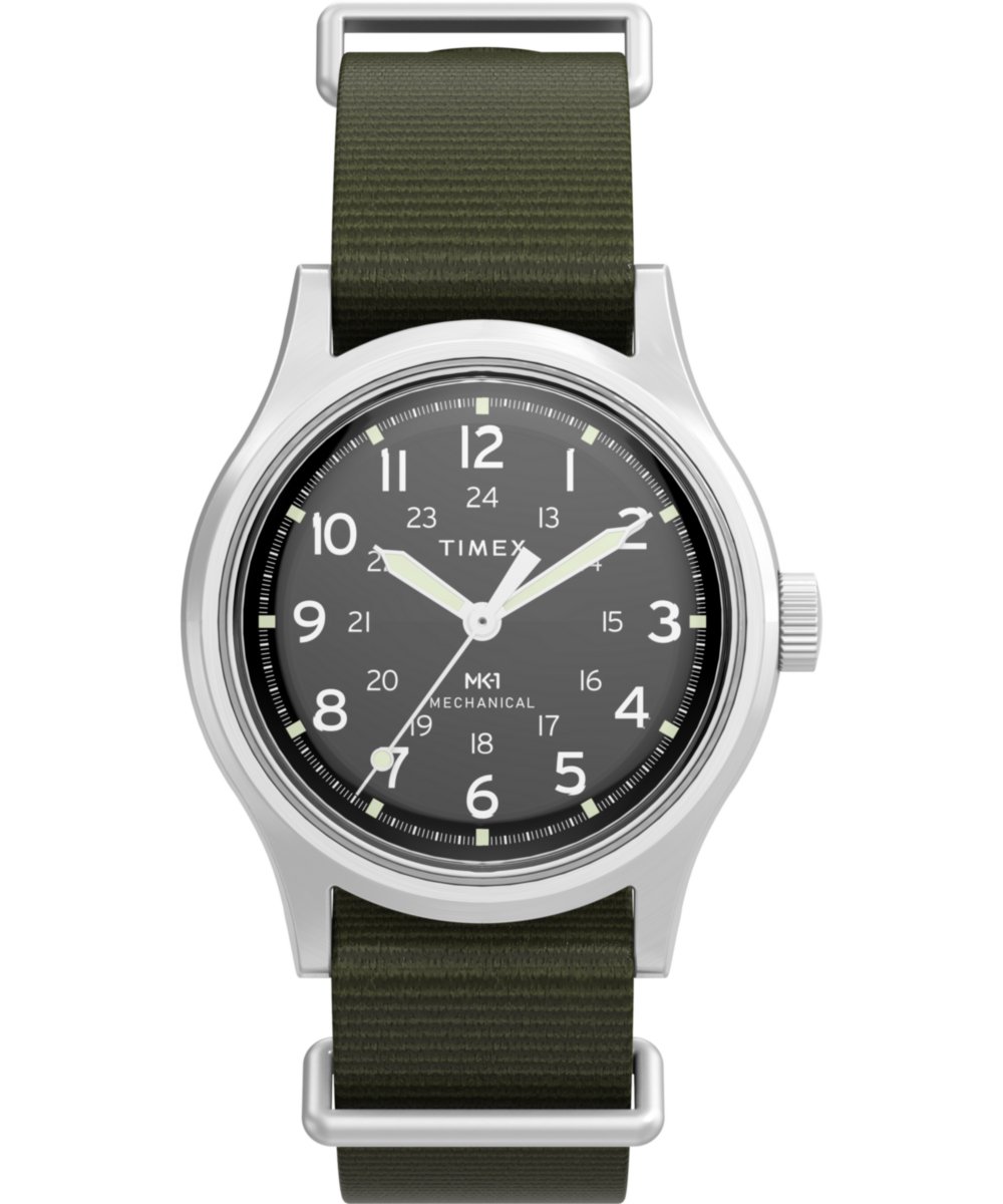 Timex MK1 TW2Y07900 Horloge - Textiel - Groen - Ø 36 mm