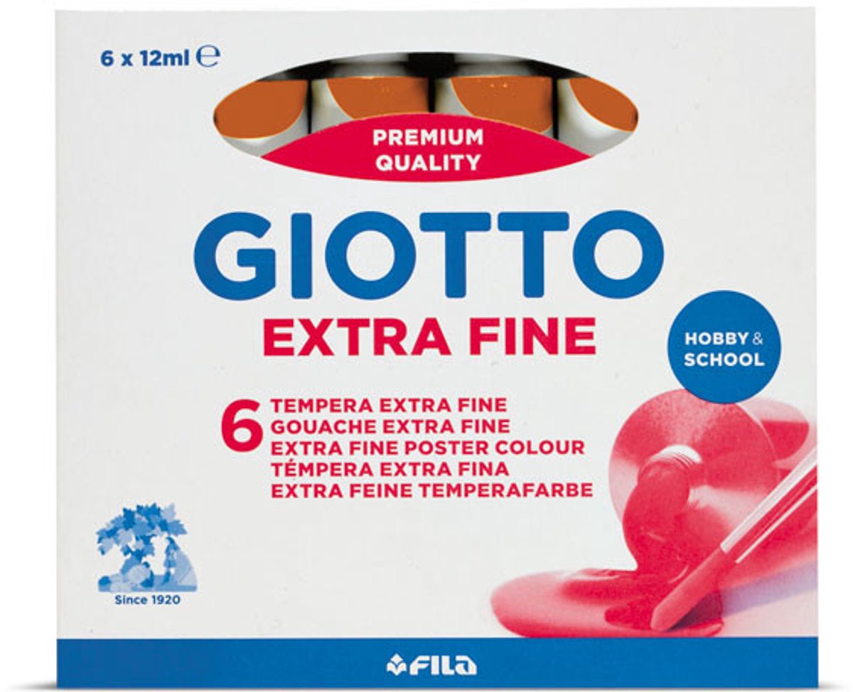 Giotto 352020 temperaverf 12 ml Koker Bruin
