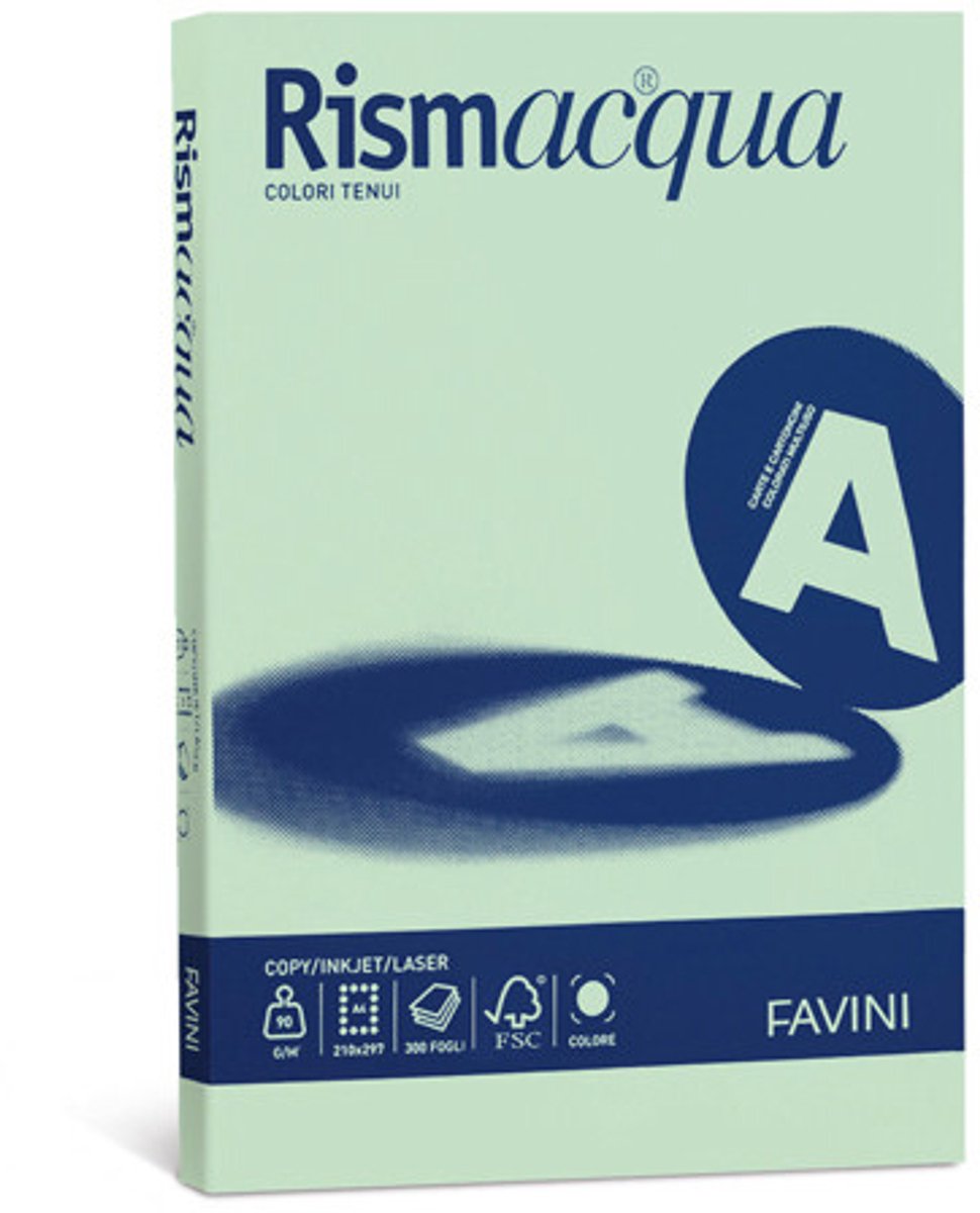 Favini Rismacqua papier voor inkjetprinter A3 (297x420 mm) 200 vel Groen