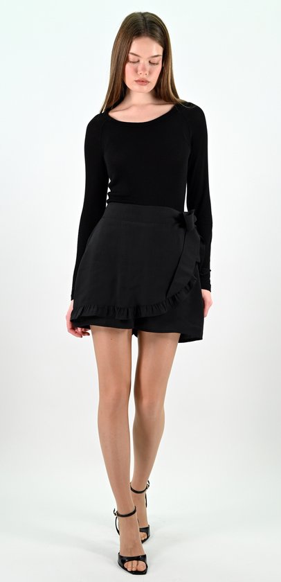 YesMooi - Broekrok - Dames Skort - Zwart - S (36)