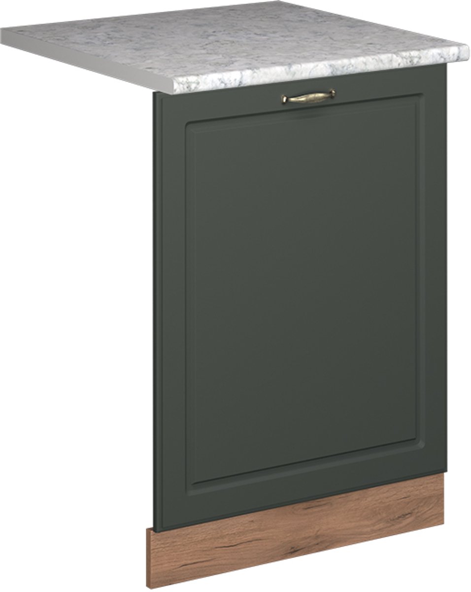 Vicco Fame-Line Vaatwasserfrontpaneel – 60 cm, WB Marmer Groen-Goud Landhuis