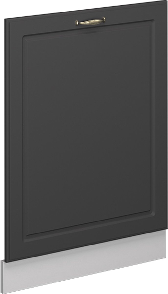 Vicco Fame-Line Vaatwasserfrontpaneel – 60 cm zonder werkblad Anthrazit-Gold Landhaus