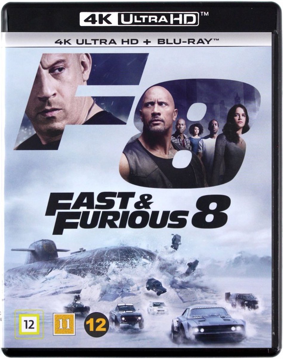 Fast Furious 8 (4K BluRay 2D BluRay)-