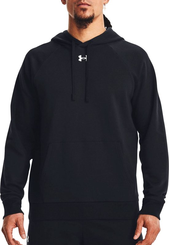 Under Armour UA Rival Fleece Hoodie Heren Sporttrui - Zwart - Maat M - Under Armour