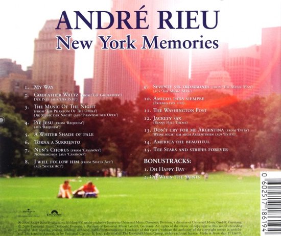 New York Memories - André Rieu