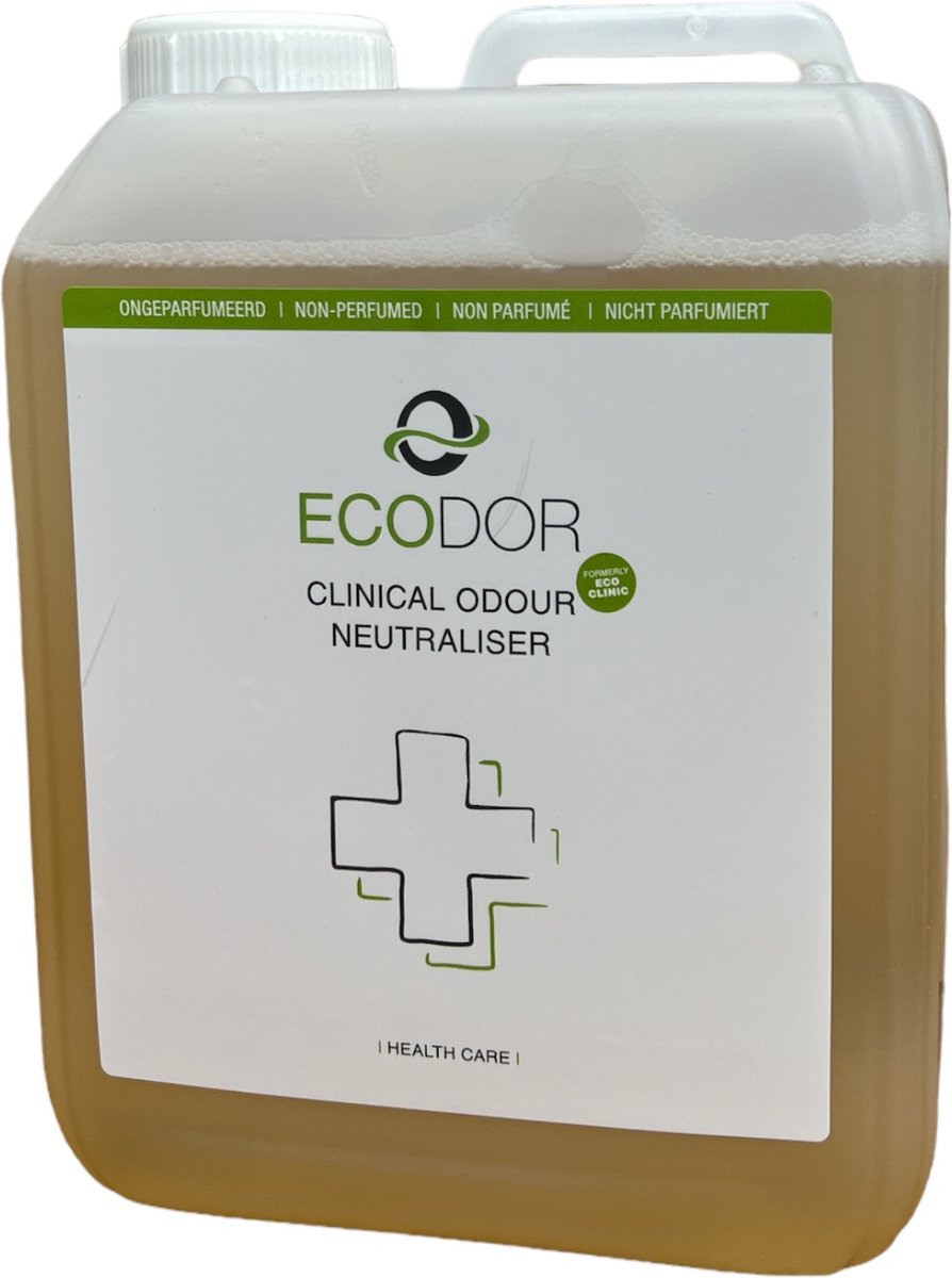 Ecodor EcoClinic - 2500ml navulling - de milieuvriendelijke oplossing voor nare geurtjes in de zorg