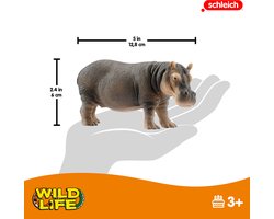 schleich WILD LIFE - Nijlpaard - Speelfiguur - Kinderspeelgoed voor Jongens en Meisjes - 14814