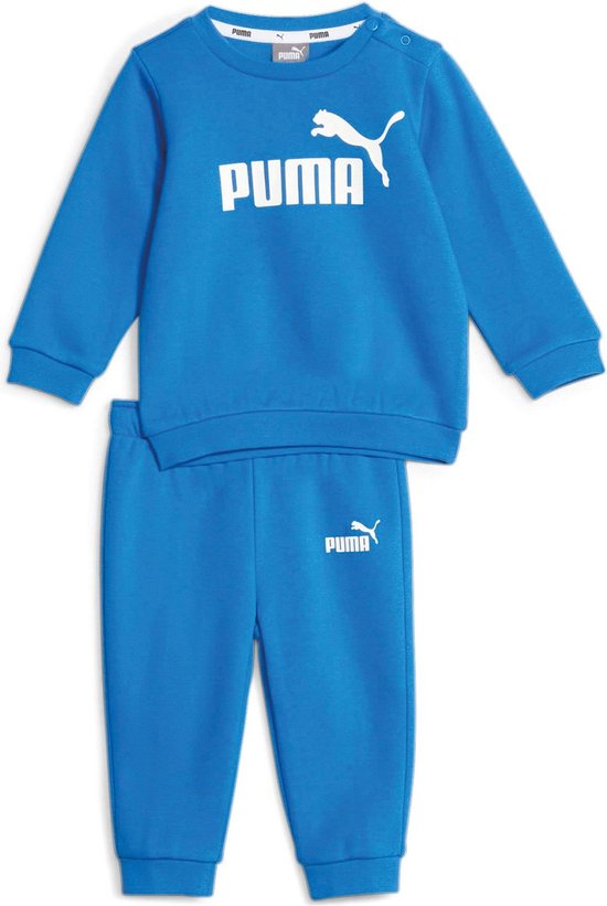 PUMA Minicats ESS Crew Jogger FL Bébé Sweater - Blauw - Taille 80