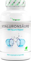 Vit4ever - Hyaluronzuur - 120 capsules hooggedoseerd met 500 mg - 500-700 kDa - Plantaardig uit fermentatie - Veganistisch