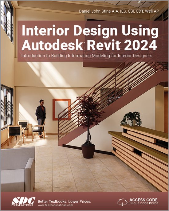 Interior Design Using Autodesk Revit 2024 - cover