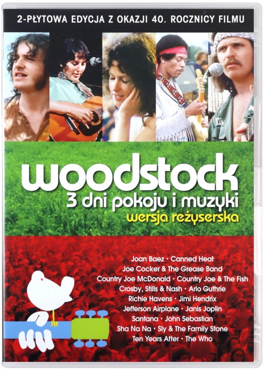 Woodstock: 3 Days of Peace & Music (3 Dni Pokoju i Muzyki) wersja reżyserska [2DVD] - Richie Havens