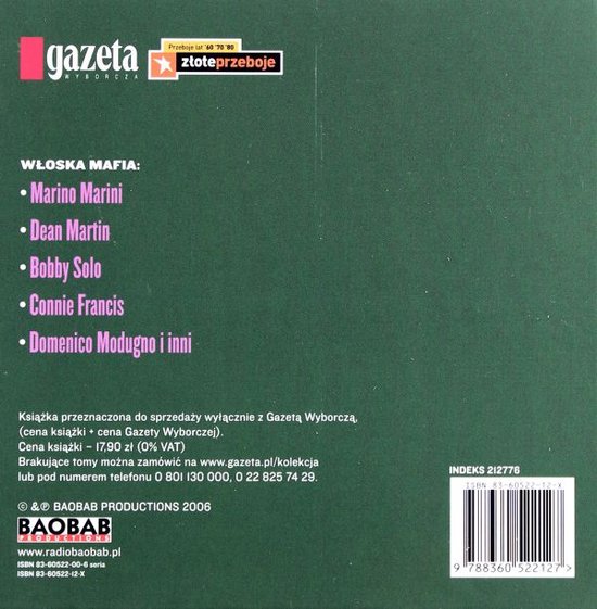 Biblioteka Gazety Wyborczej: Włoska mafia [CD]
