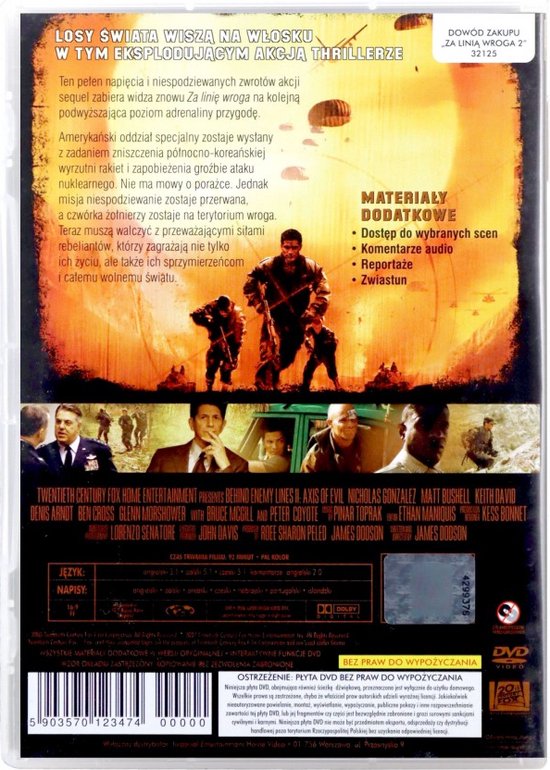 Behind Enemy Lines II: Axis of Evil [DVD] - 