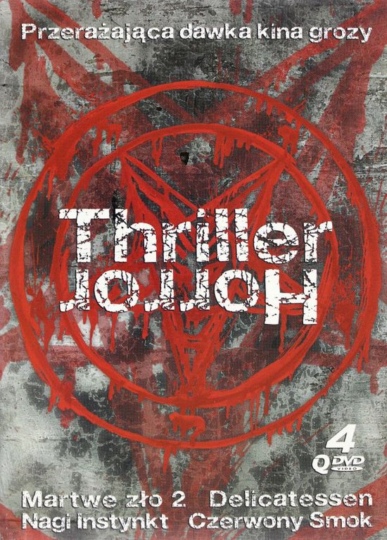 Horror / Thriller: Czerwony Smok (Manhunter) / Martwe zło 2 / Delicatessen / Nagi instynkt [BOX] [4DVD]