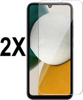 Screenz®- Screenprotector geschikt voor Samsung Galaxy A34 4G/5G - Tempered glass Screen Protector - Beschermglas met opening voor camera - Glasplaatje - 2 stuks