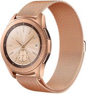 Shop4 - Geschikt voor Samsung Galaxy Watch 46mm Bandje - Metaal Rosé goud