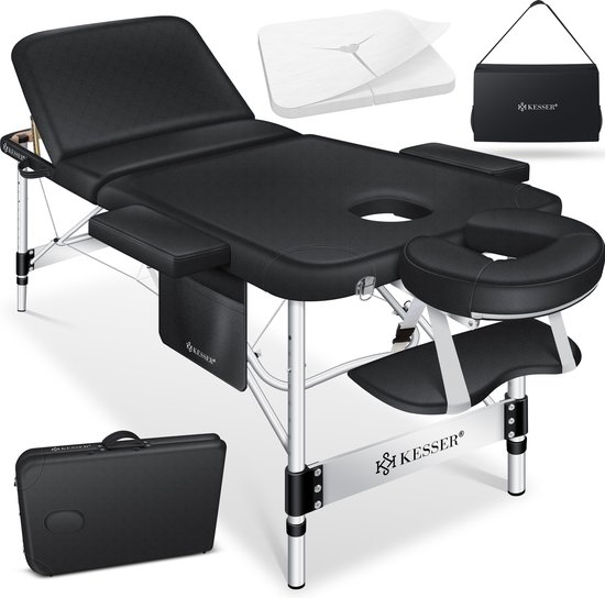 KESSER® Table de massage mobile lit cosmétique pliable et réglable en  hauteur Lit de... | bol