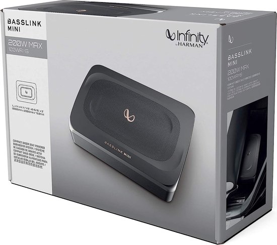 Infinity Basslink Mini Compacte Actieve Underseat Subwoofer 200W met ...