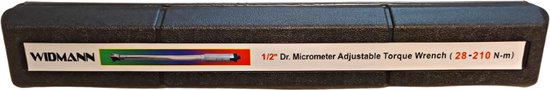 Widmann 1/2'' Micrometer Adjustable Torque Wrench (28-210 N-M) - Widmann
