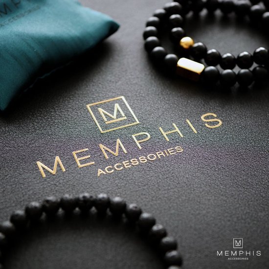 Ensemble de Bracelets de perles Memphis DUO " Imperial" -21cm