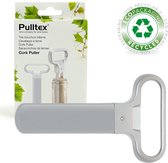 Pulltex bilames Voorzichtig verwijderen van kwetsbare Kurken - Flessenopener - Kurken Trekker - Wijnopener - Staal - Geen Afbrokkelende Kurken - Eenvoudig