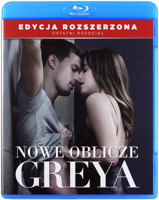 Jamie Dornan et Dakota Johnson s'embrassent sur la couverture avant du Blu-ray 'Fifty Shades Freed'.