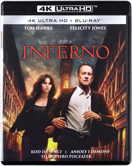 Foto: Inferno blu ray 4k blu ray 