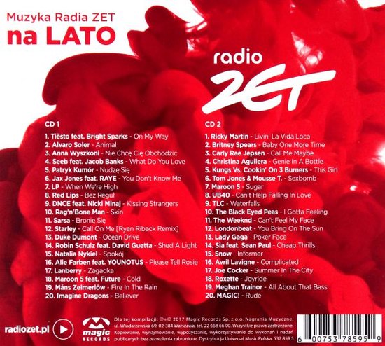 Muzyka Radia Zet Na Lato [2CD] - Tiësto
