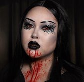 Mehron - Halloween Schmink Kit - Gothic Vampire - Fashion Vampier - Rood/zwart/zilver - Inclusief Youtube Tutorial