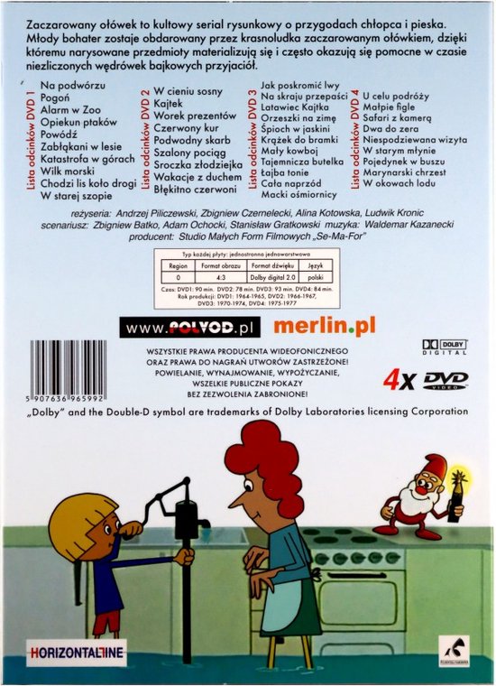 Zaczarowany ołówek (pełna kolekcja) [BOX] [4DVD]