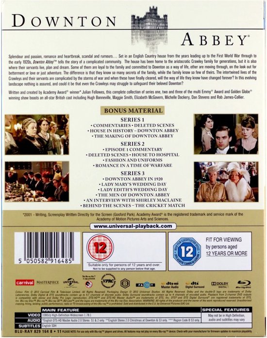 Downton Abbey Series 1-3 - Tv Series