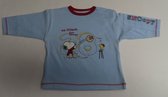 Trui - T-Shirt met lange mouw - Bleek blauw - Snoopy Coach - 6 maand 68
