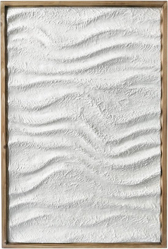 Schilderij abstract organic off-white