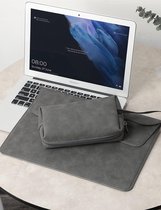 13 inch laptophoes met standaard compatibel met MacBook Air M2 A2681 13,5 inch display, MacBook Air 13 M1 2018-2022, MacBook Pro 13 M2 M1 2016-2022, met accessoire tas-Space Grey (Smiley) Merk: HYZUO