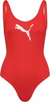 Puma - Women Swimsuit - Badpak - S - Rood