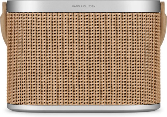 Draagbare Bang & Olufsen Beosound A5 speaker Nordic Weave, 360° geluid, Wi-Fi, Bluetooth, 12 uur batterij, waterbestendig IP65