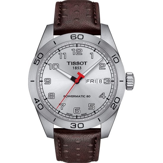 Tissot T-Sport PRS 516 T1314301603200 Horloge - Leer - Bruin - Ø 42 mm